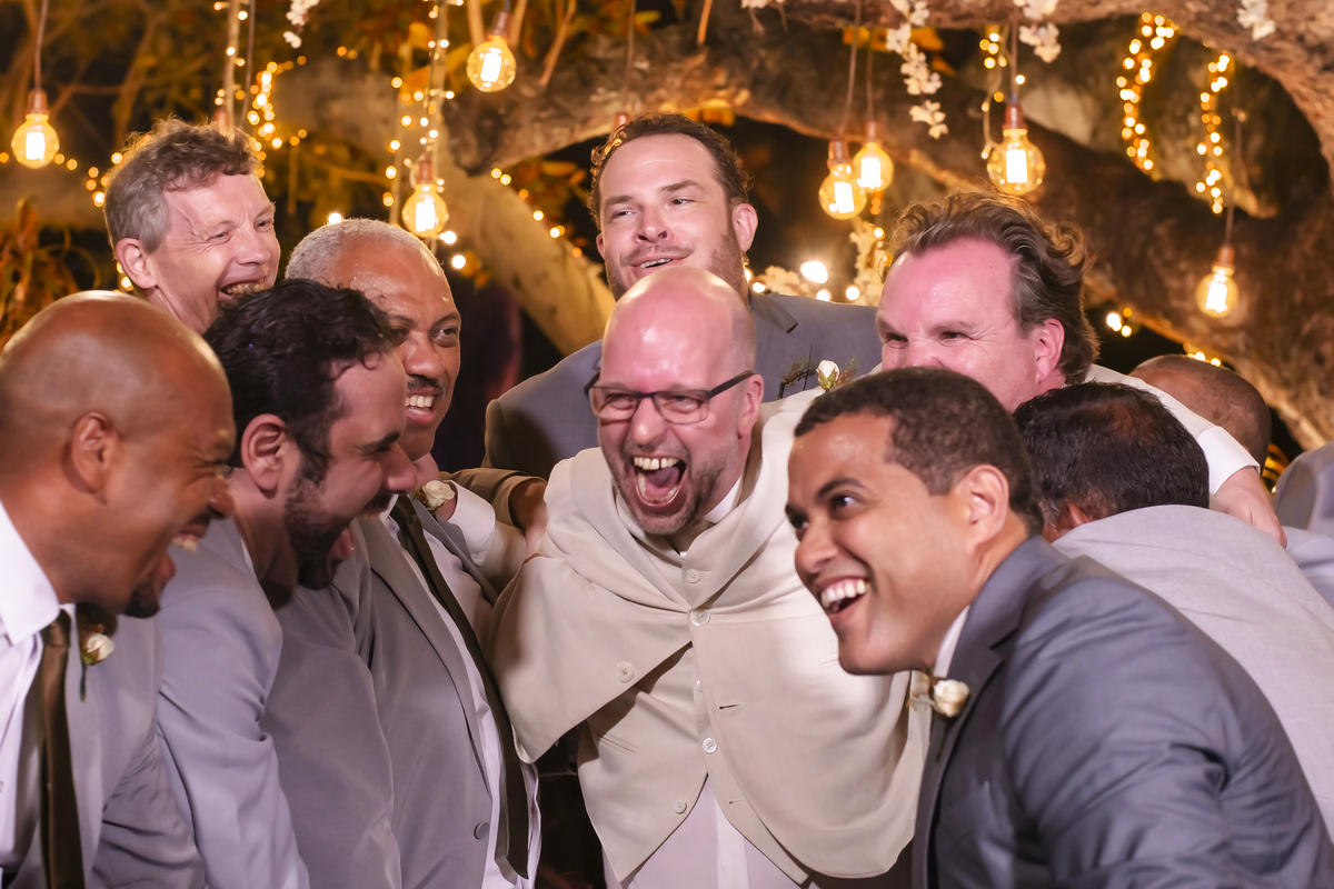 Festa de casamento no campo em Fortaleza