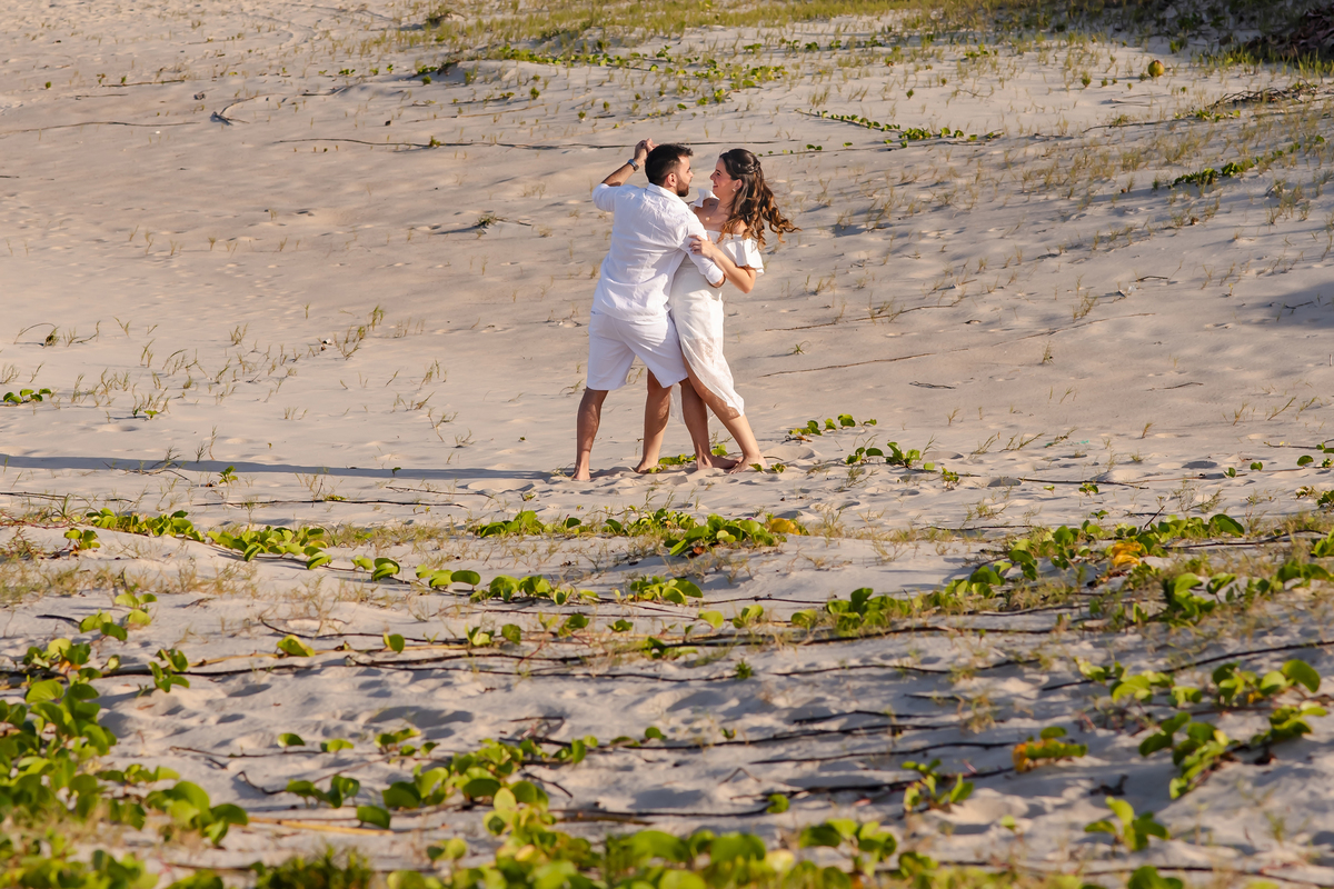 Ensaio fotográfico pre wedding na praia em Fortaleza
