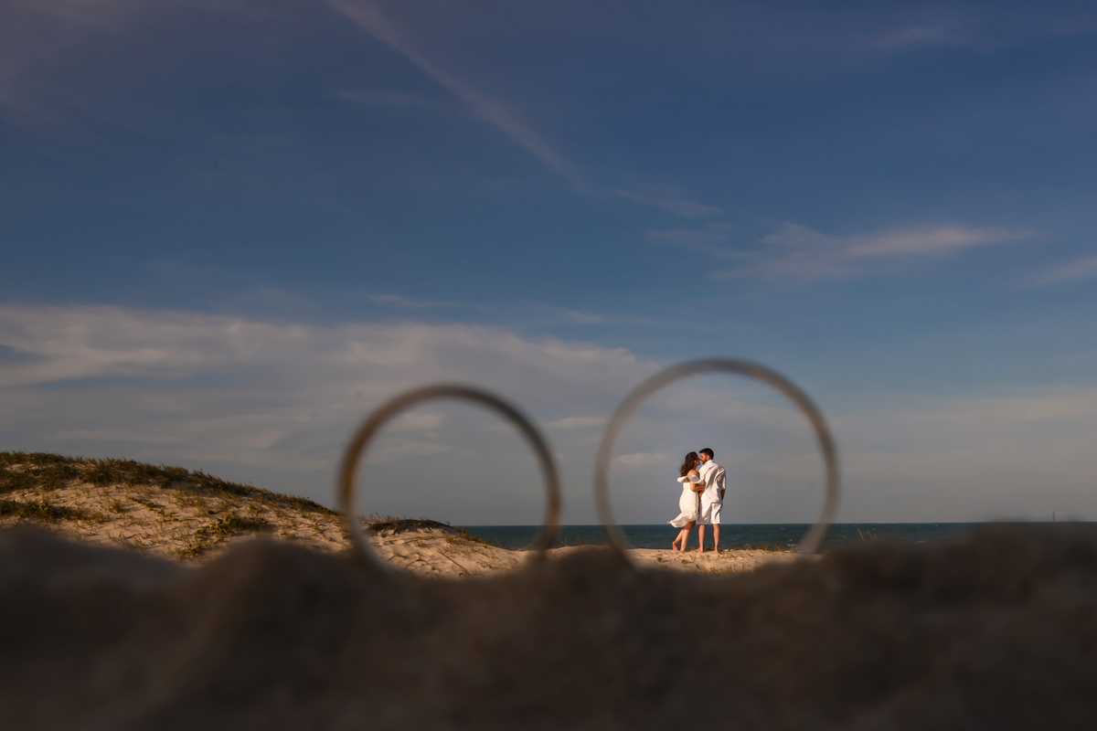 Ensaio fotográfico pre wedding na praia em Fortaleza