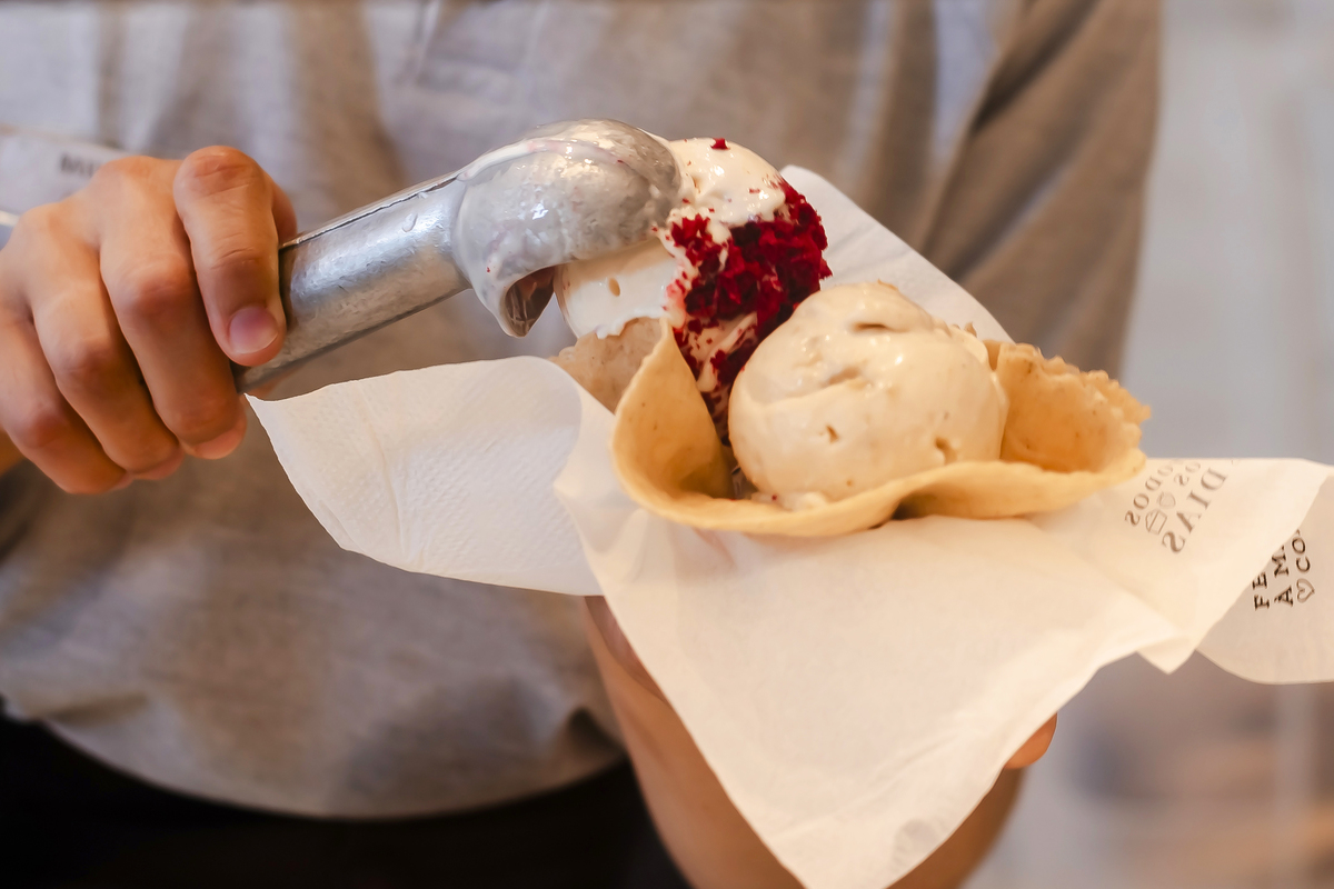 Ensaio fotográfico noivos na gelateria
