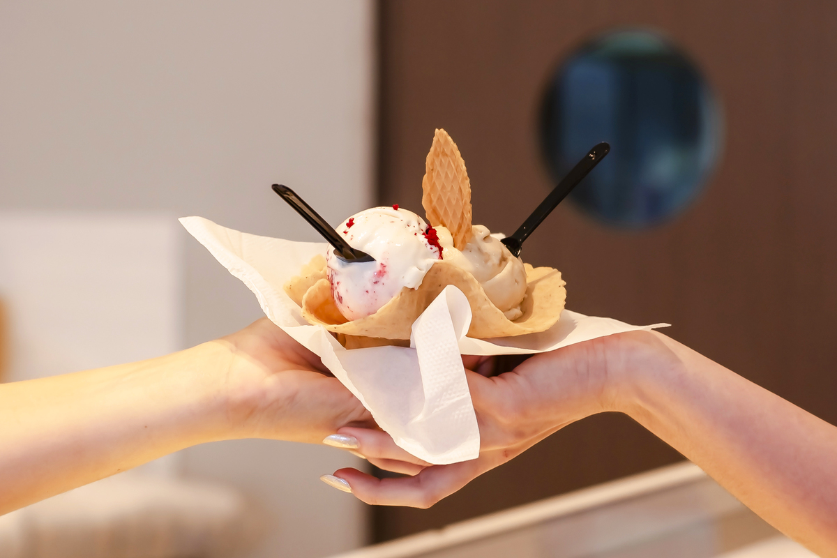 Ensaio fotográfico noivos na gelateria