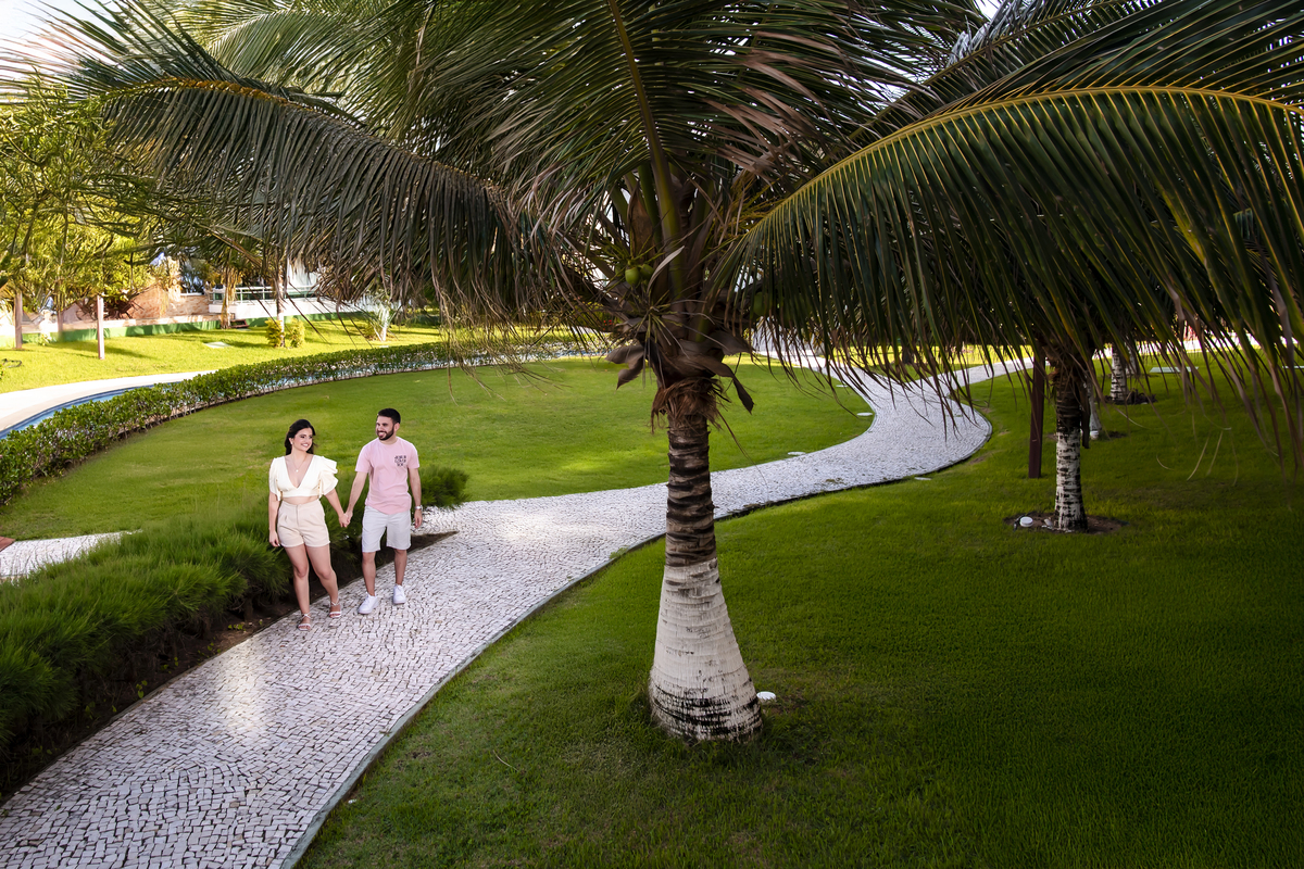 Ensaio fotográfico pre wedding na praia em Fortaleza