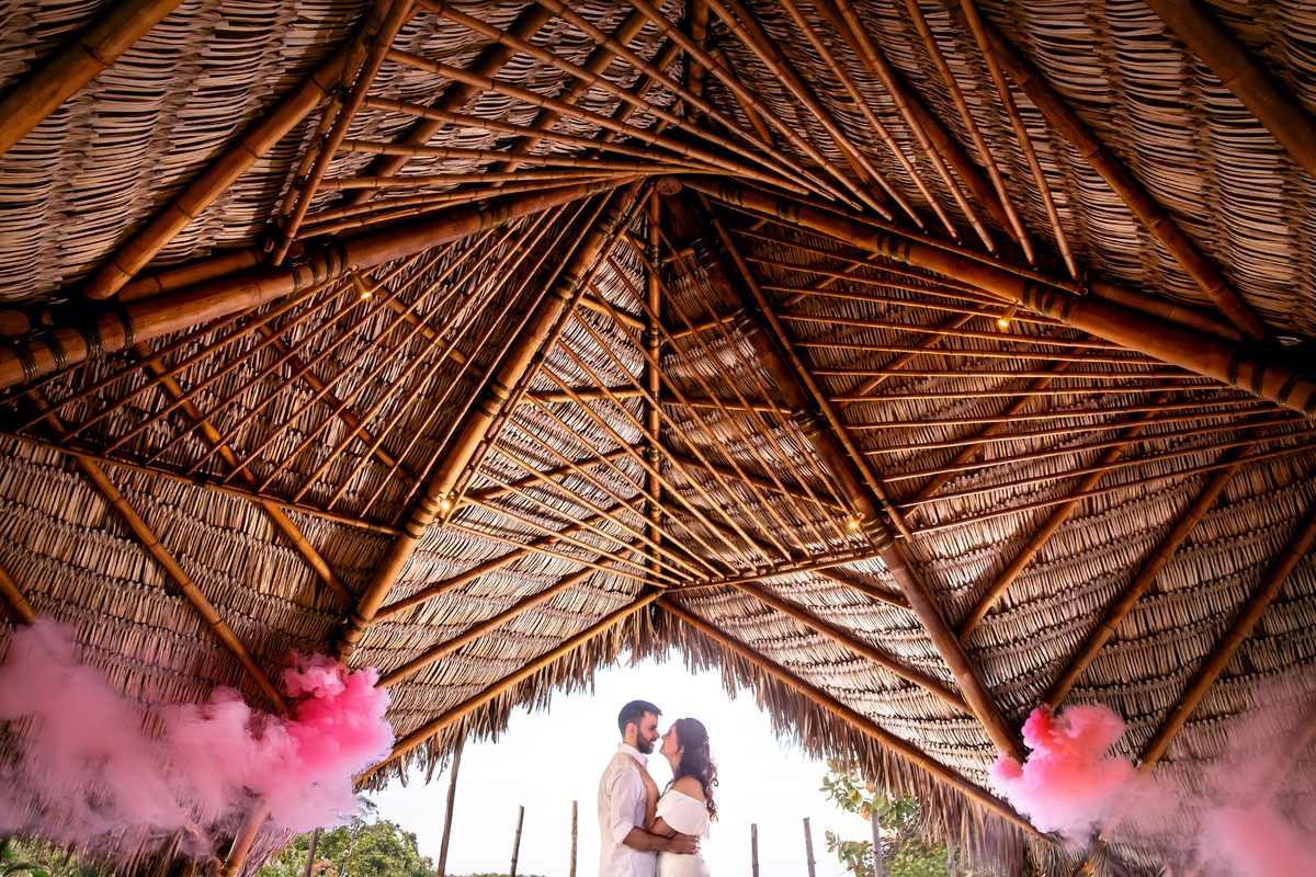 Ensaio fotográfico pre wedding na praia em Fortaleza