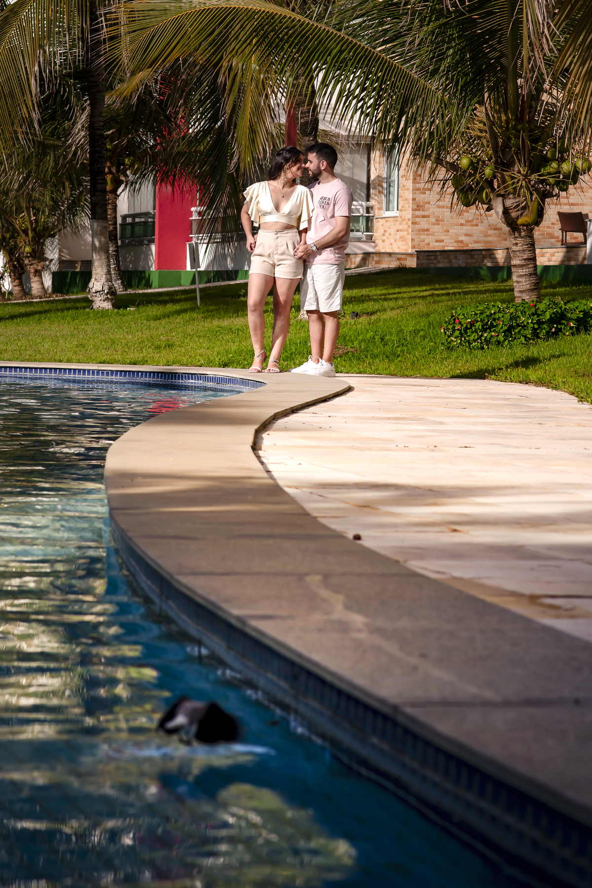 Ensaio fotográfico pre wedding na praia em Fortaleza