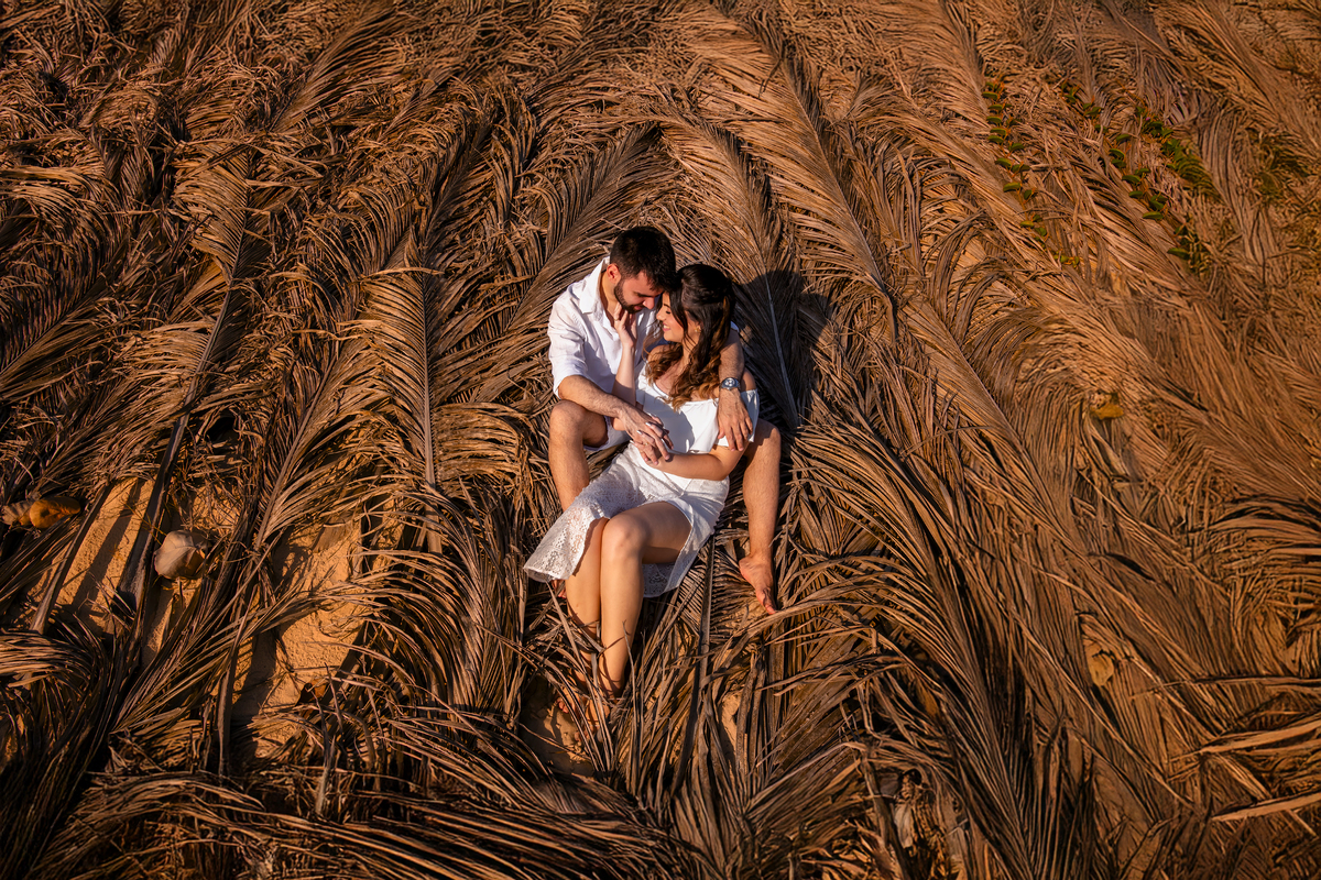 Ensaio fotográfico pre wedding na praia em Fortaleza
