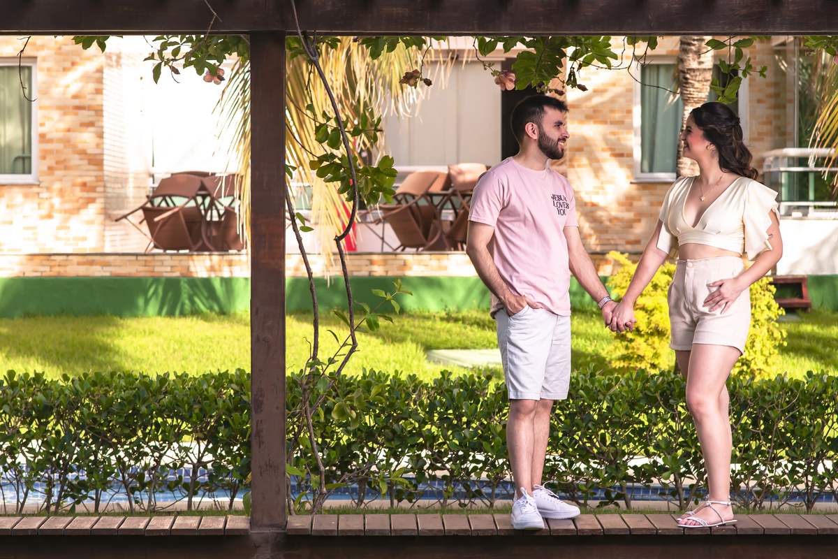 Ensaio fotográfico pre wedding na praia em Fortaleza