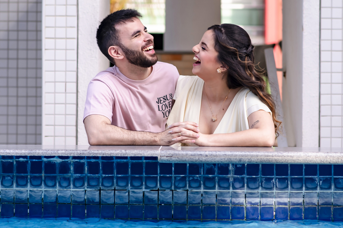 Ensaio fotográfico pre wedding na praia em Fortaleza