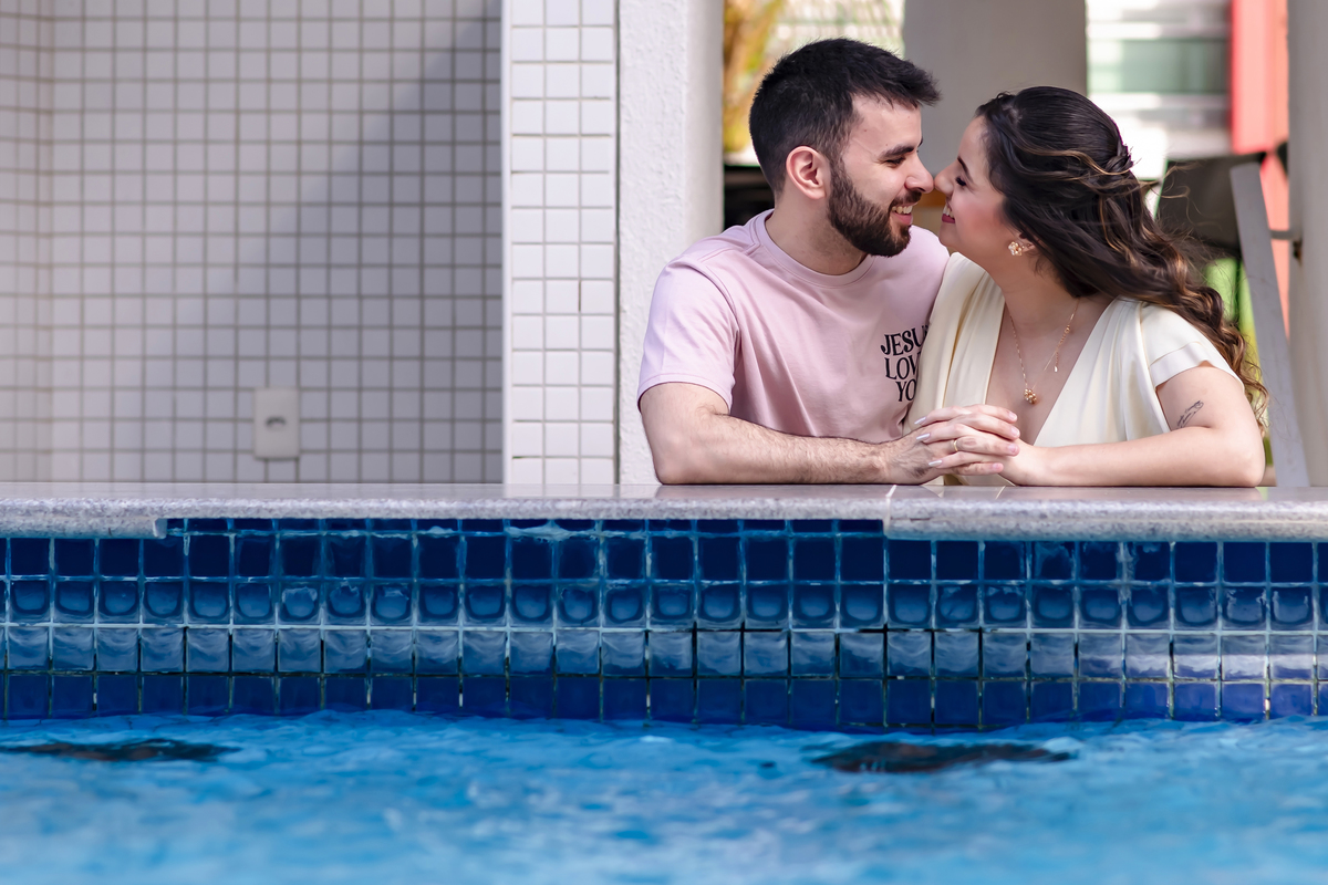 Ensaio fotográfico pre wedding na praia em Fortaleza