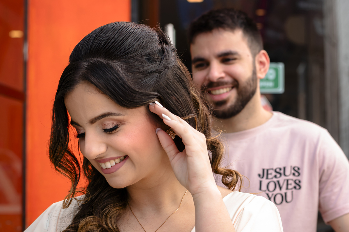 Ensaio fotográfico noivos na gelateria