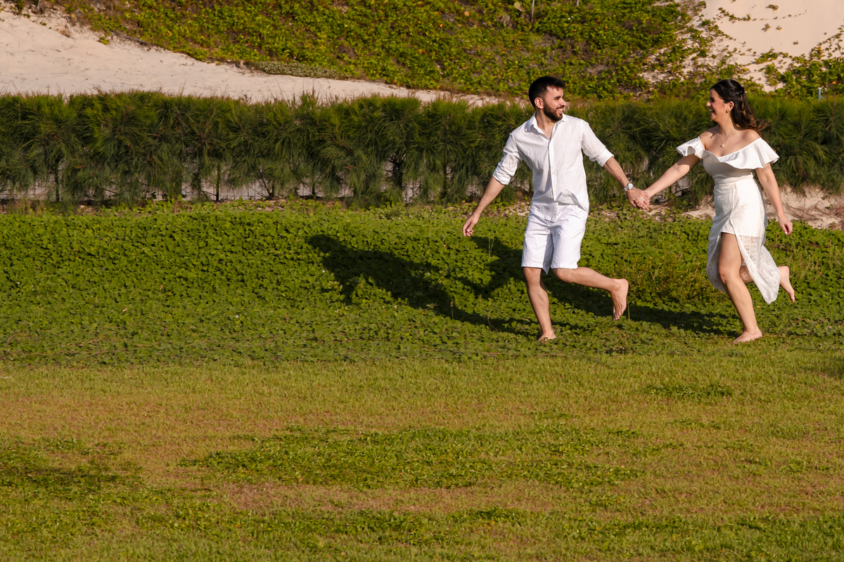 Ensaio fotográfico pre wedding na praia em Fortaleza
