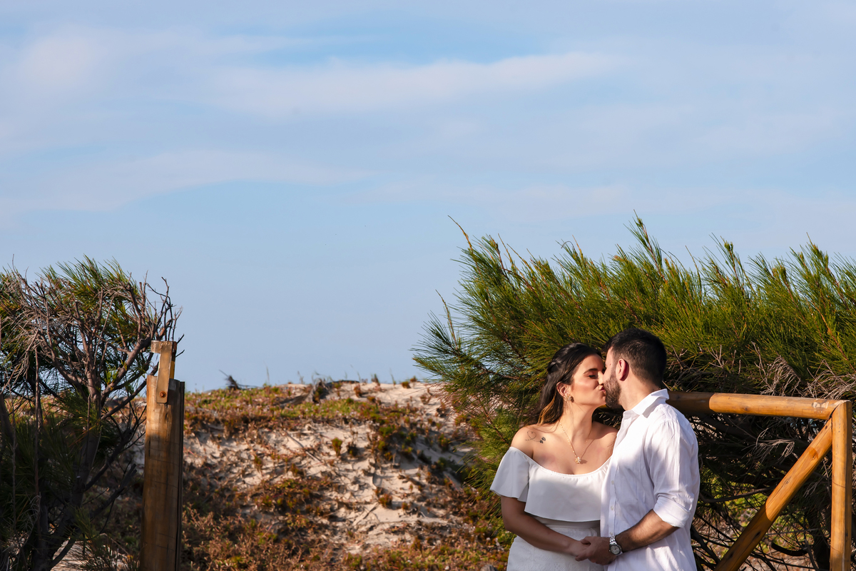 Ensaio fotográfico pre wedding na praia em Fortaleza