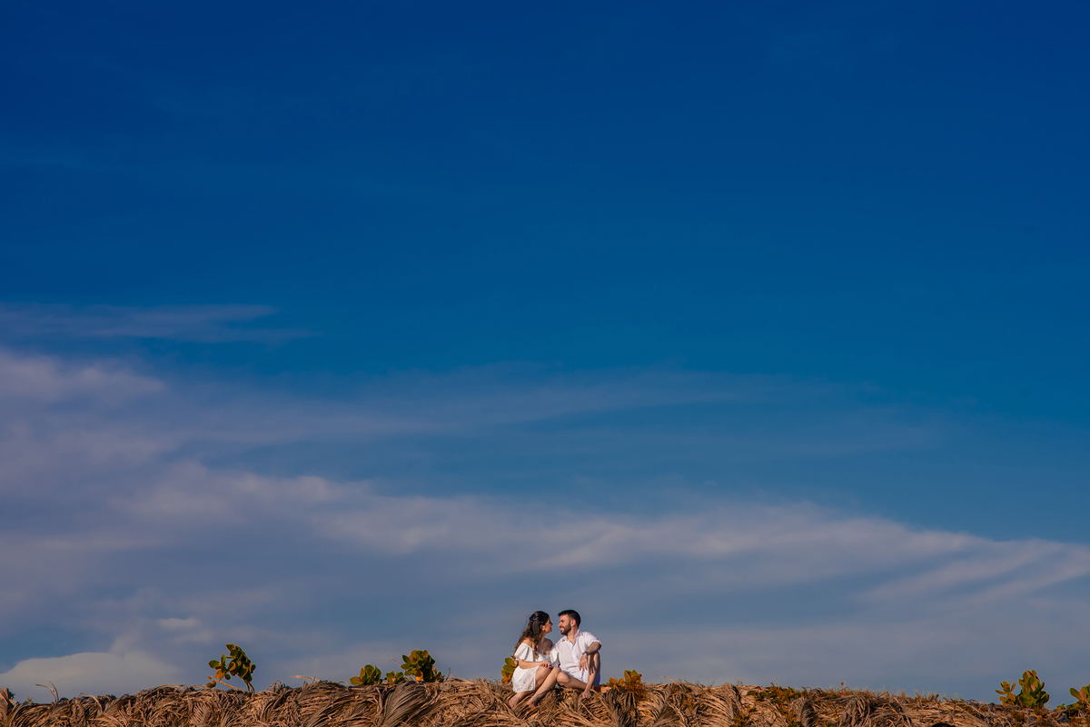 Ensaio fotográfico pre wedding na praia em Fortaleza