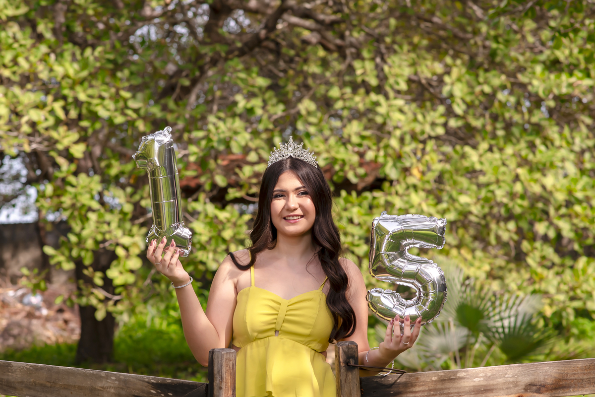 Ensaio 15 anos no campo