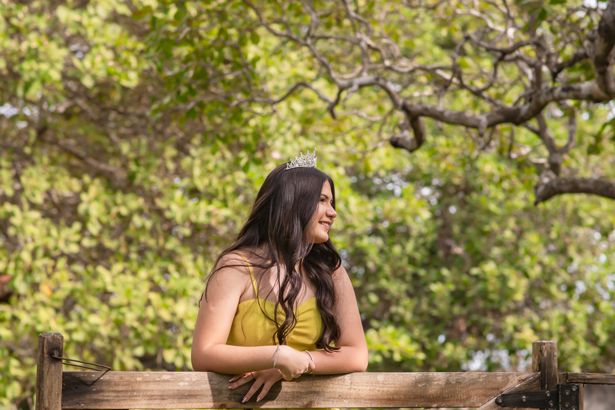 Ensaio 15 anos no campo