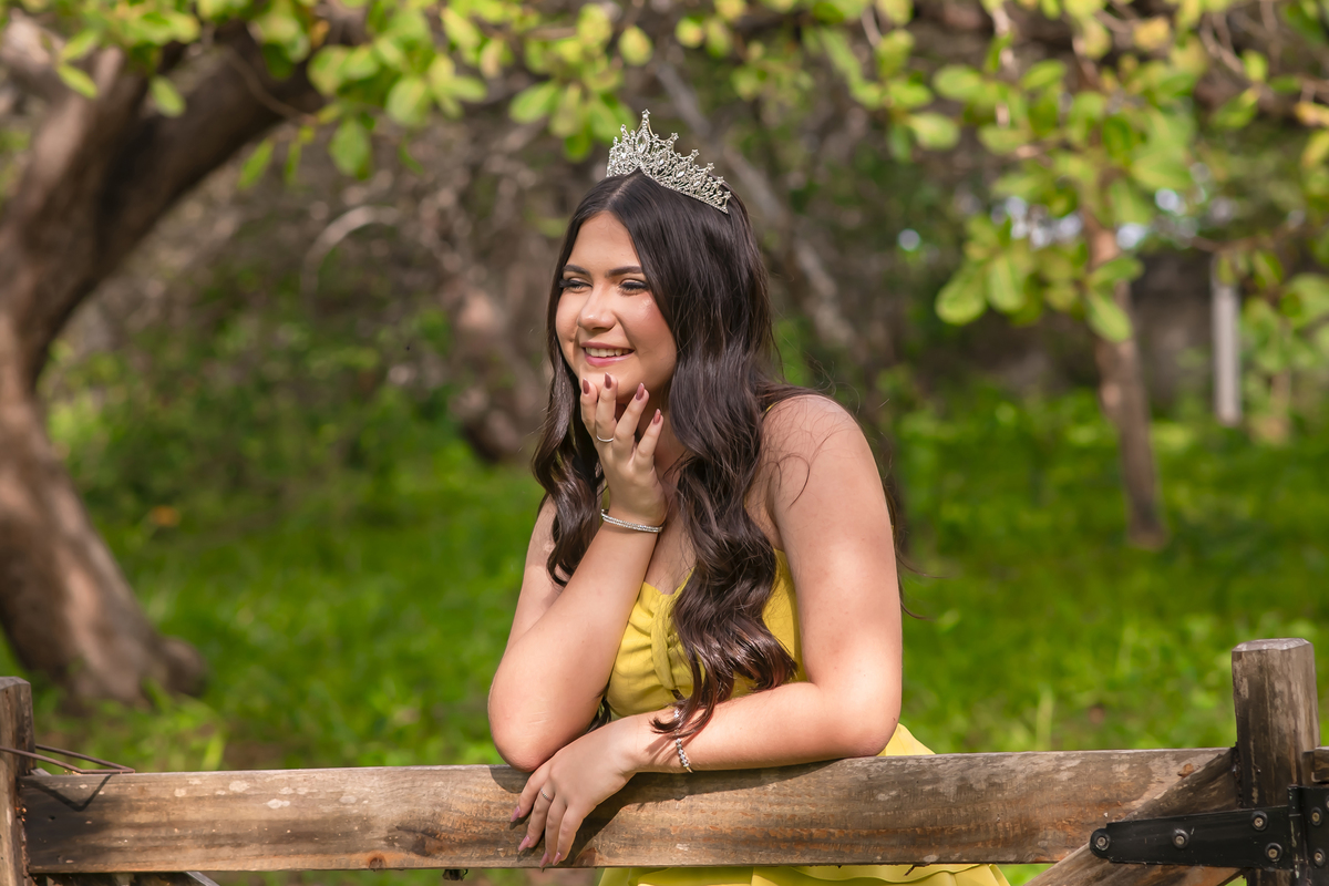 Ensaio 15 anos no campo