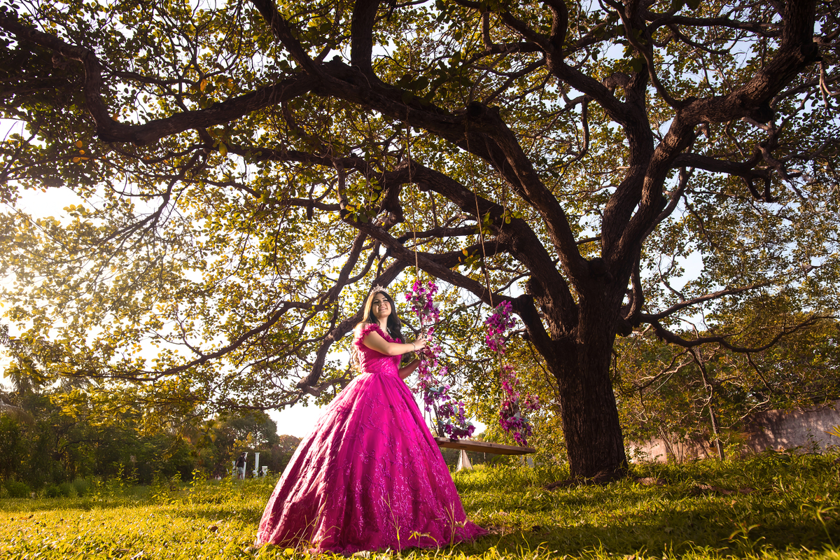 Ensaio 15 anos no campo