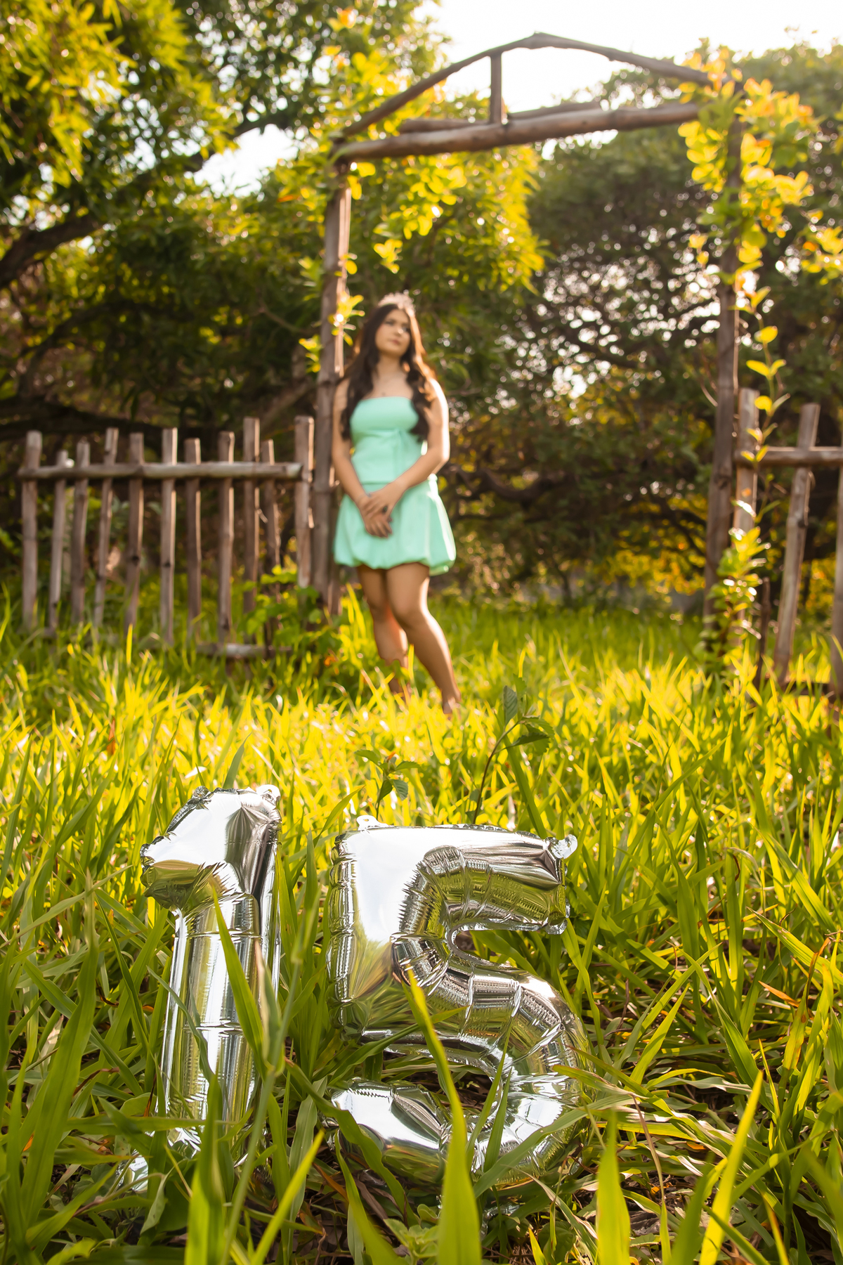 Ensaio 15 anos no campo