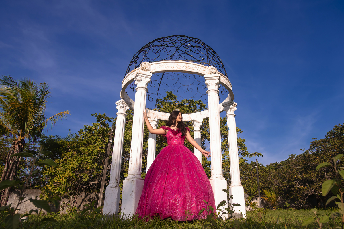 Ensaio 15 anos no campo