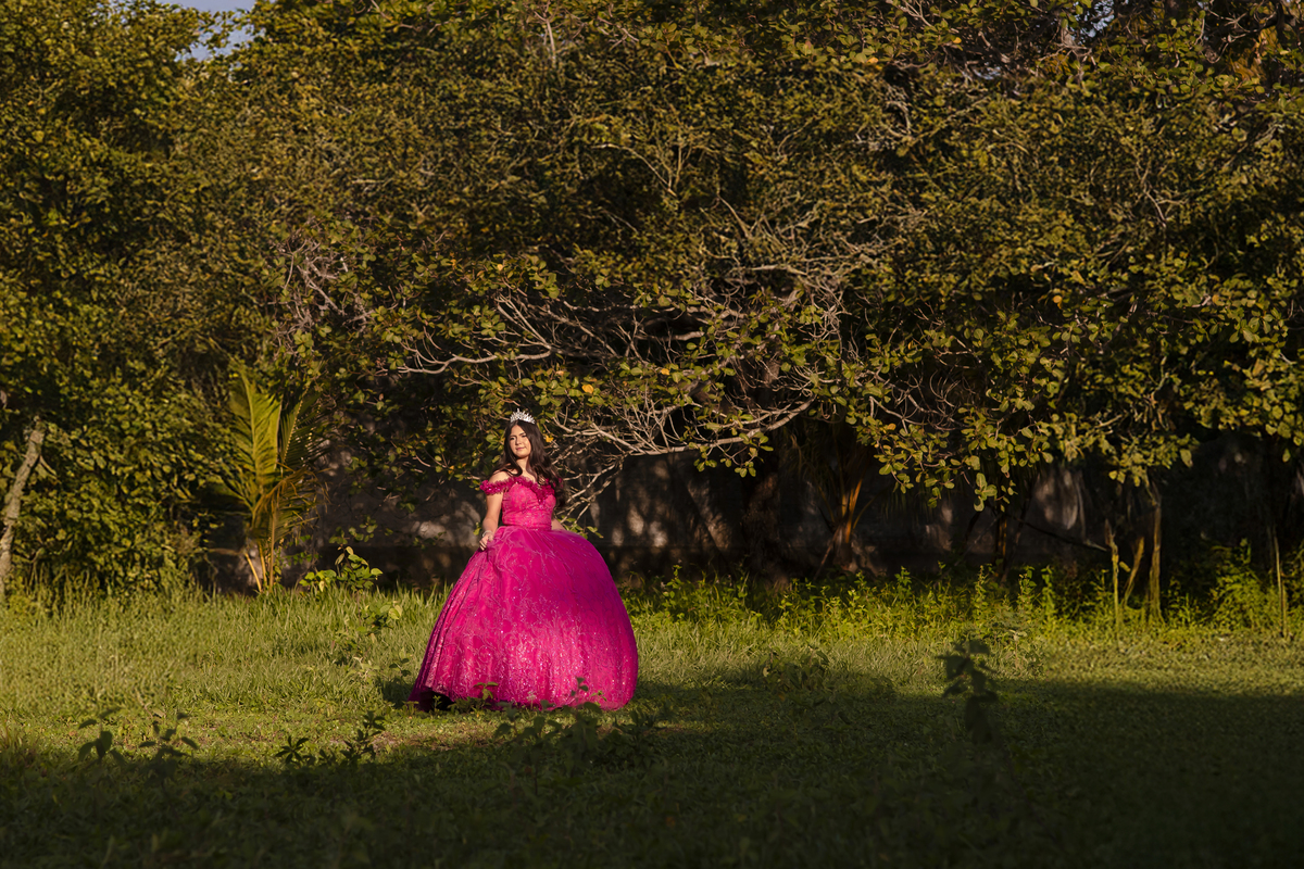 Ensaio 15 anos no campo