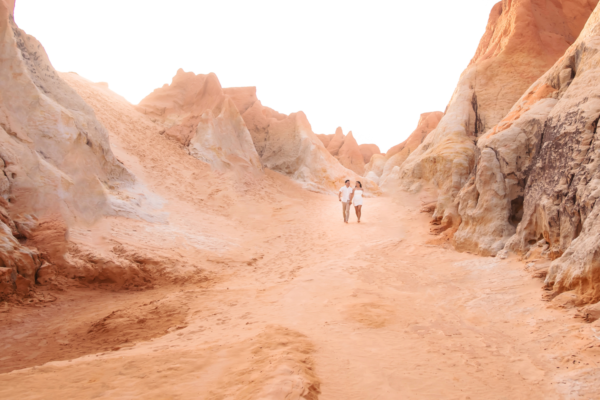 Ensaio de casamento na praia em Fortaleza