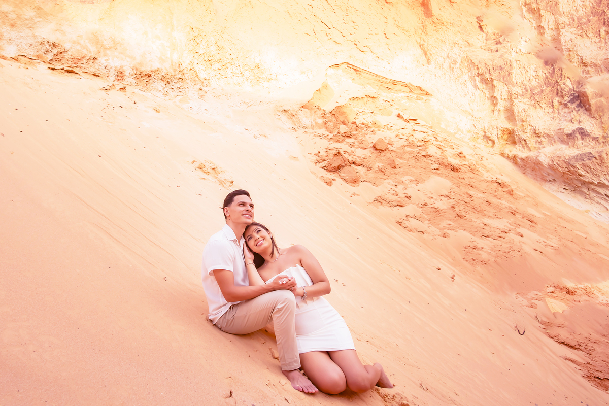 Ensaio de casamento na praia em Fortaleza