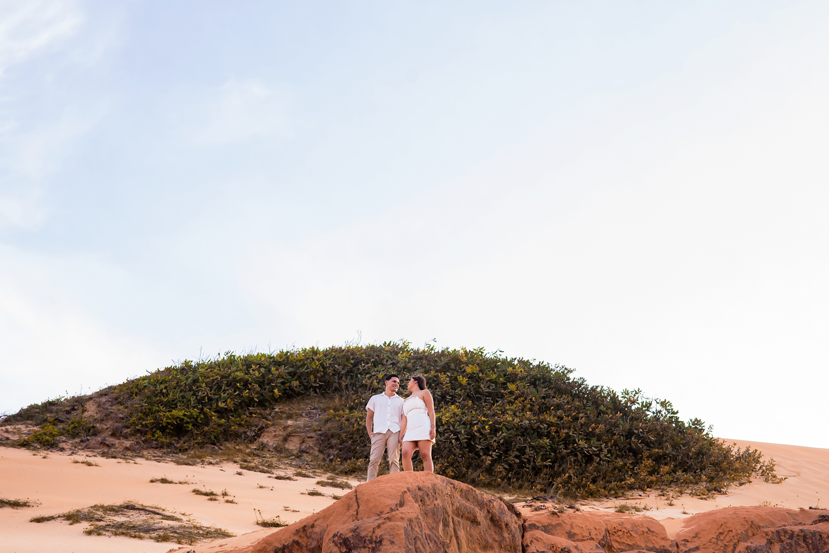 Ensaio de casamento na praia em Fortaleza