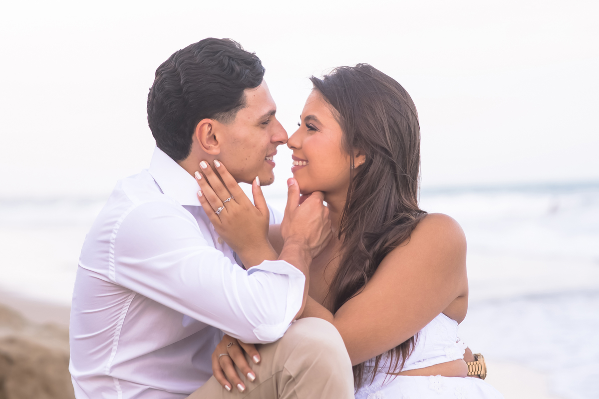 Ensaio de casamento na praia em Fortaleza
