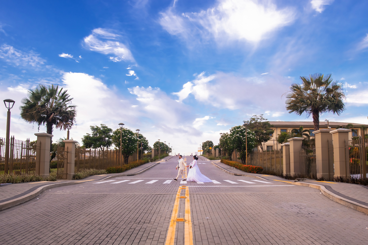 Ensaio fotográfico de casamento no Templo de Fortaleza