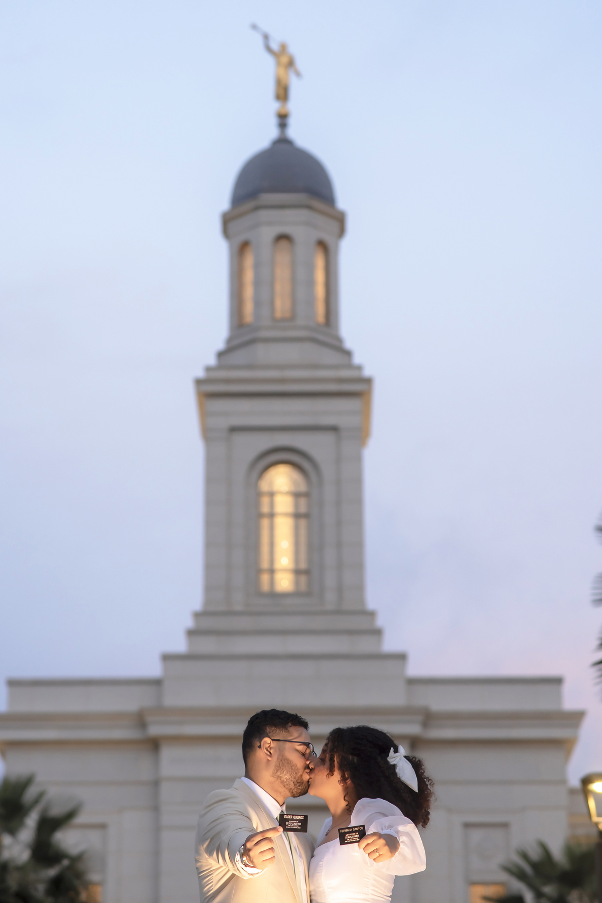 Ensaio fotográfico de casamento no Templo de Fortaleza