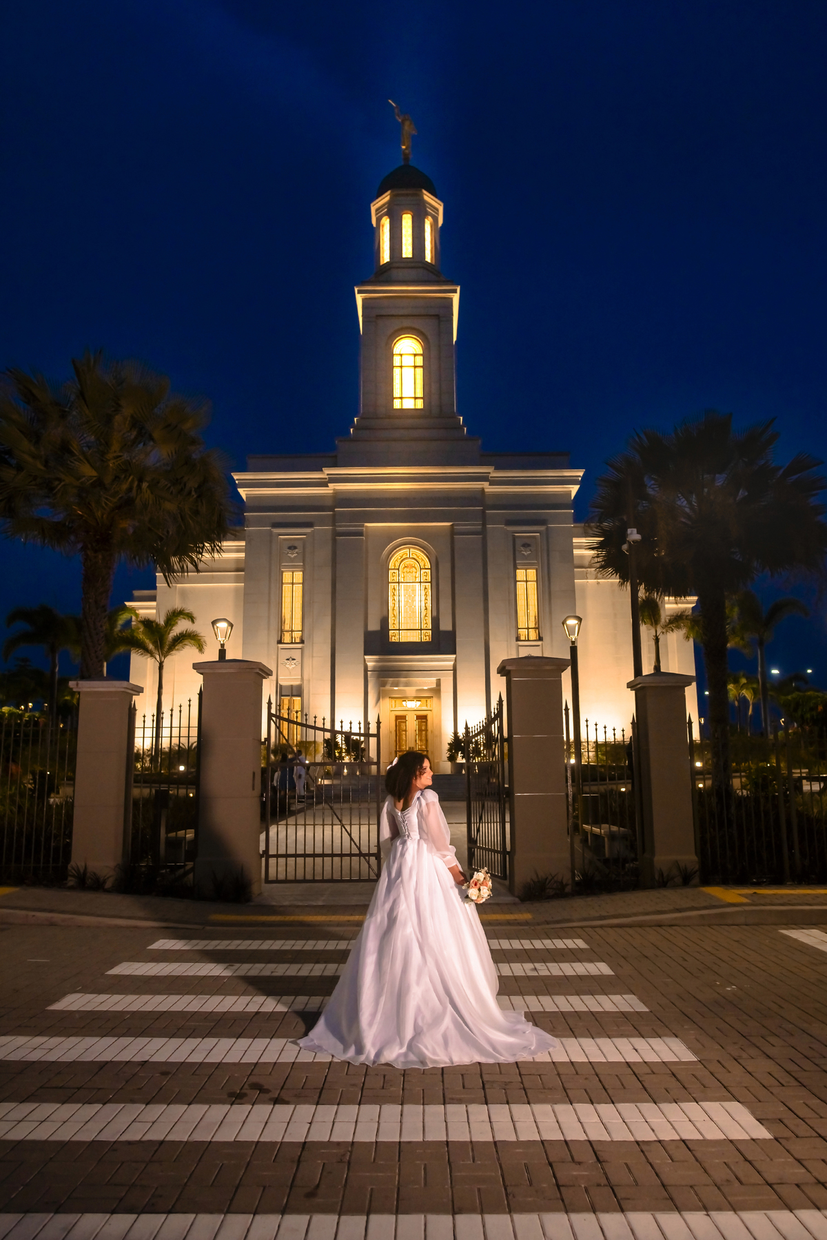 Ensaio fotográfico de casamento no Templo de Fortaleza
