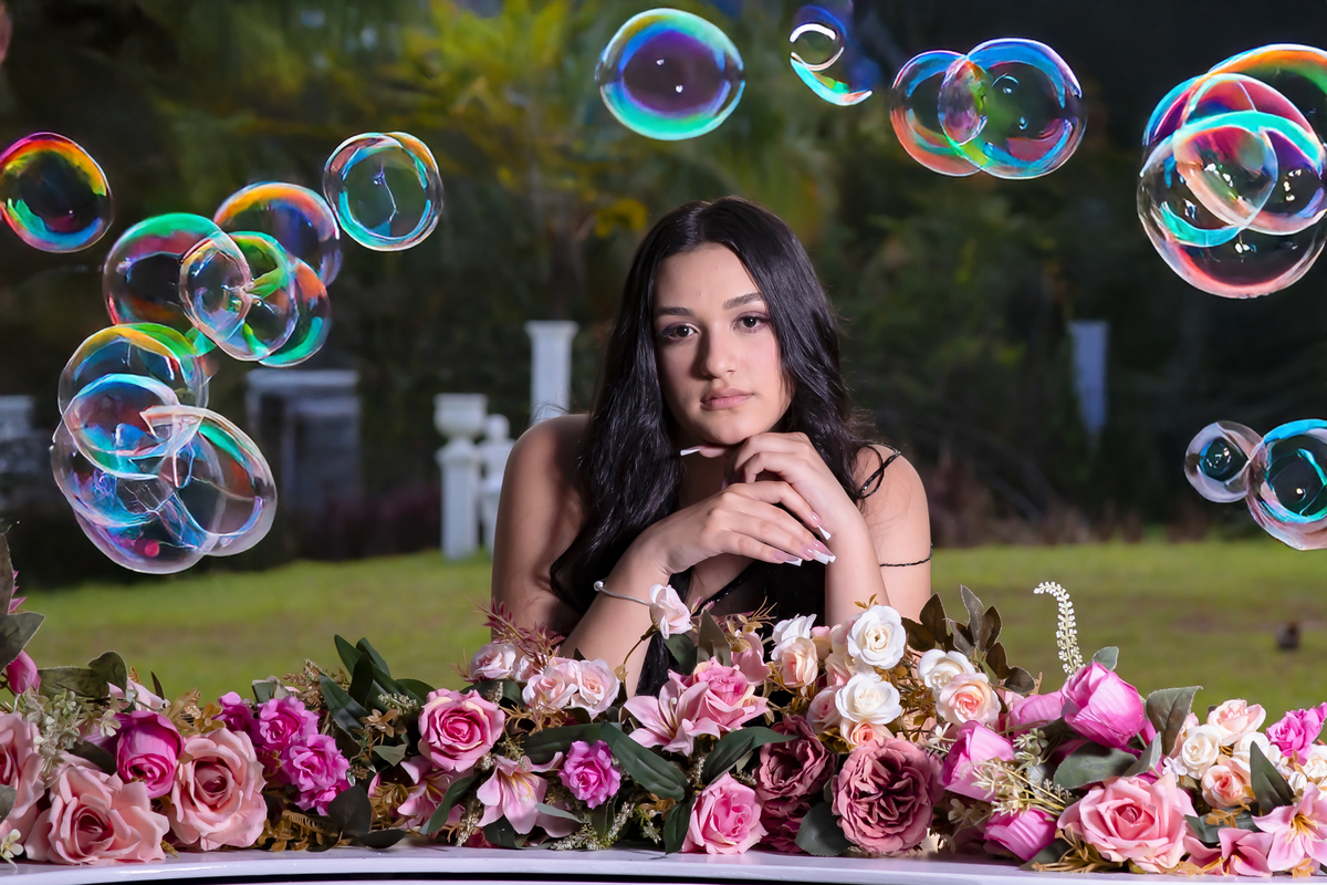 Ensaio fotográfico debutante Sitio Olhares 