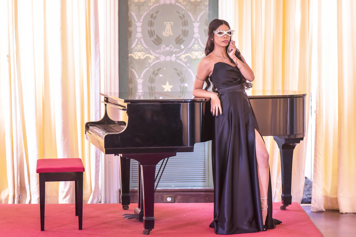 Ensaio fotográfico debutante 