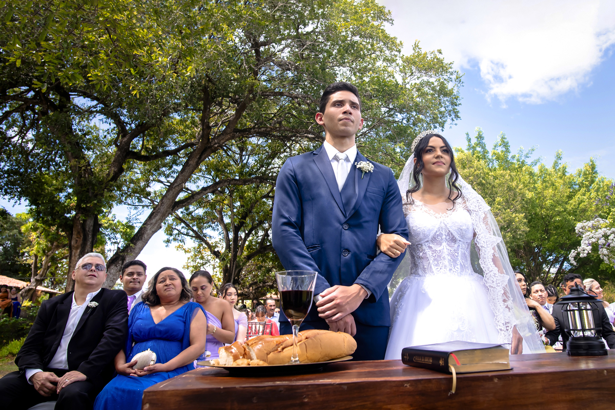 Festa casamento no lago em Fortaleza