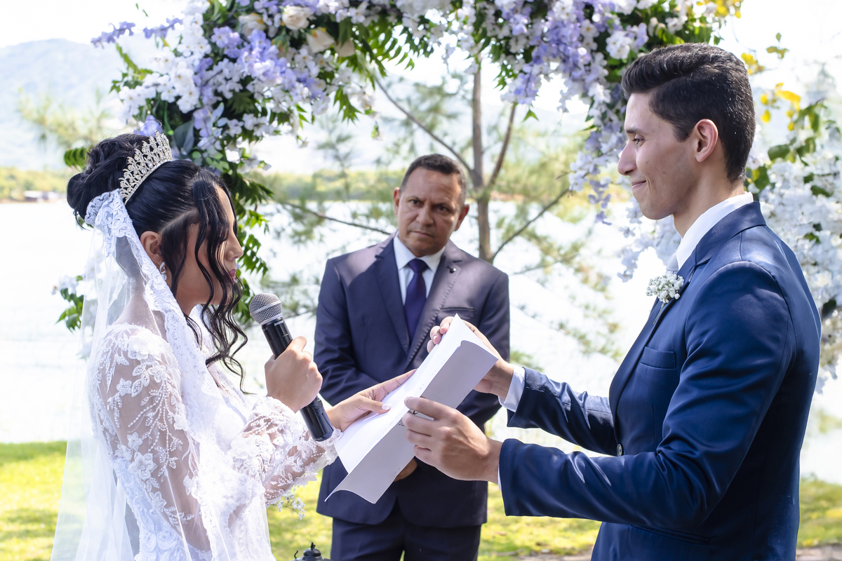 Festa casamento no lago em Fortaleza