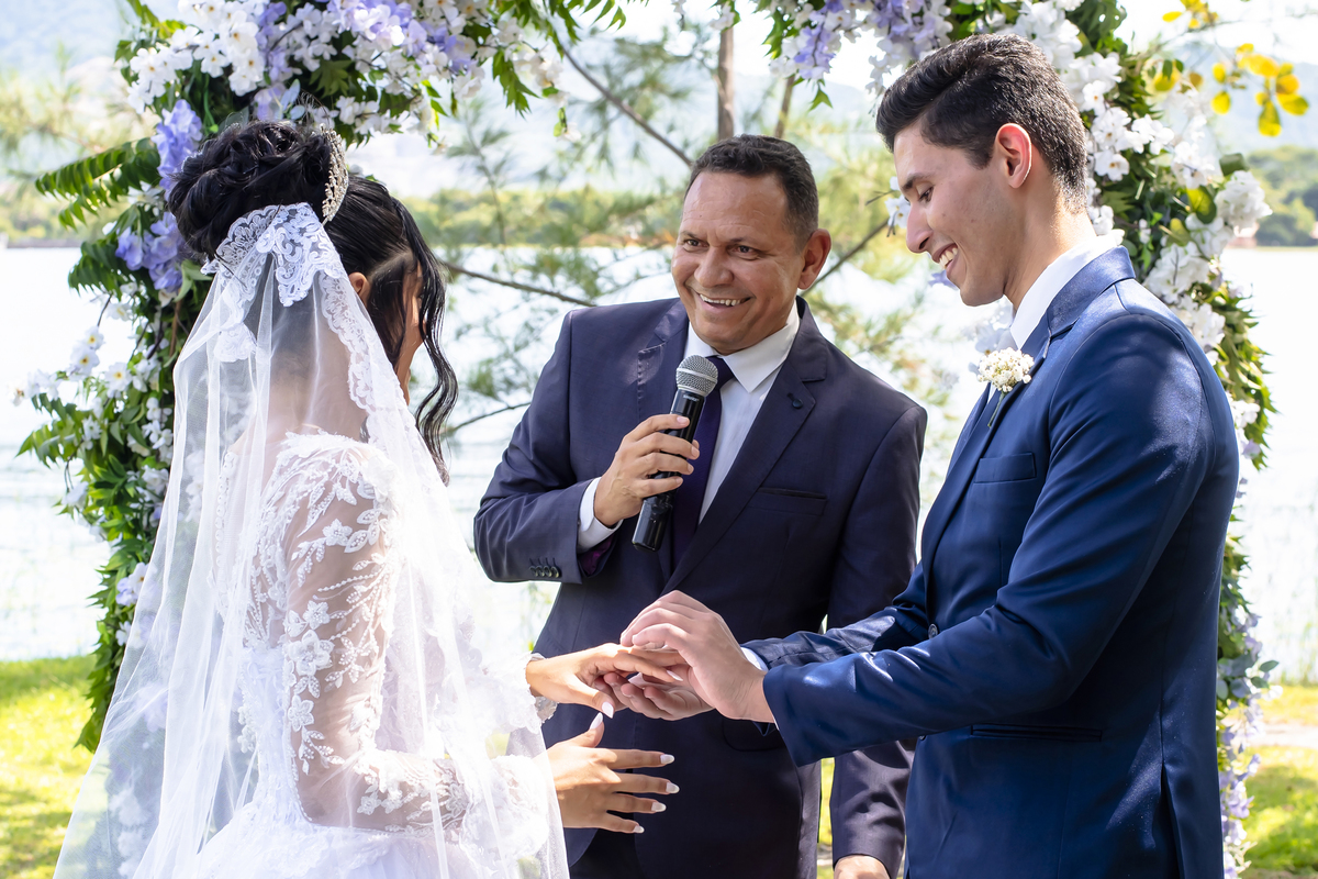 Festa casamento no lago em Fortaleza