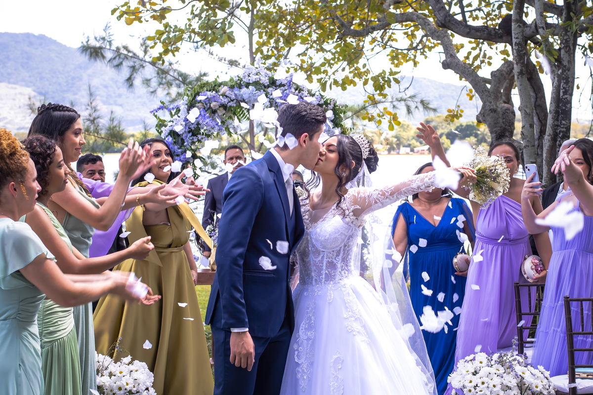 Festa casamento no lago em Fortaleza