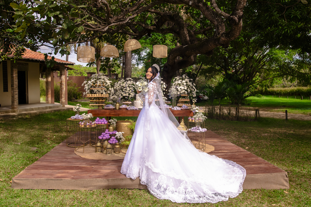 Festa casamento no lago em Fortaleza