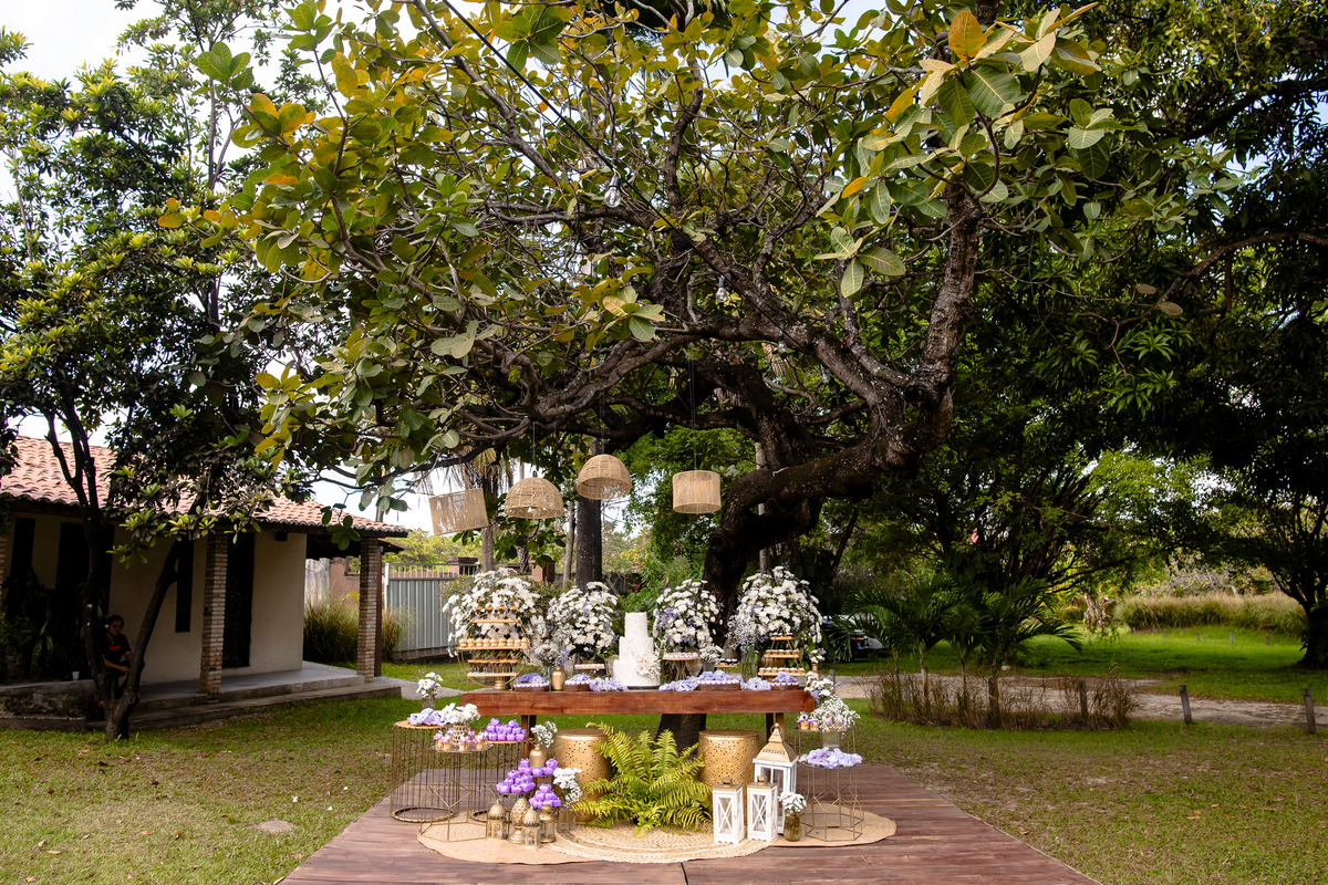 Festa casamento no lago em Fortaleza