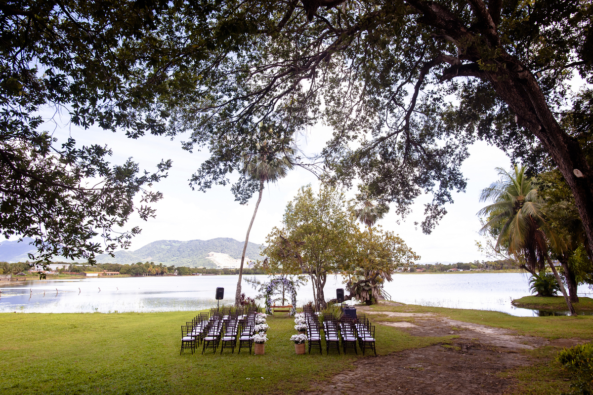 Festa casamento no lago em Fortaleza