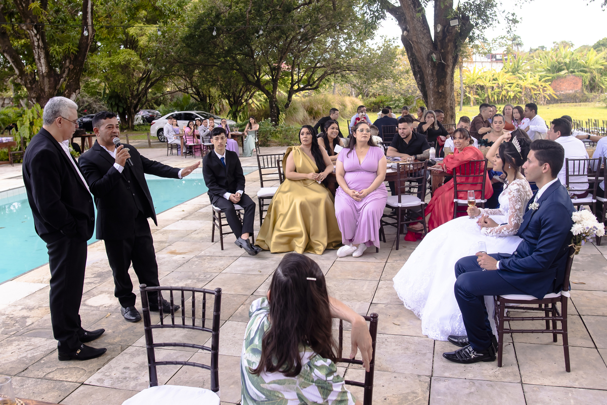Festa casamento no lago em Fortaleza