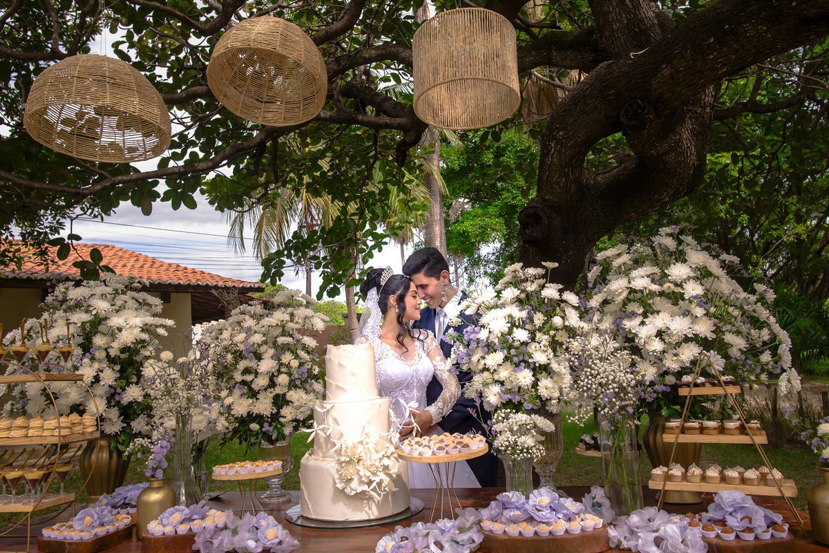 Festa casamento no lago em Fortaleza