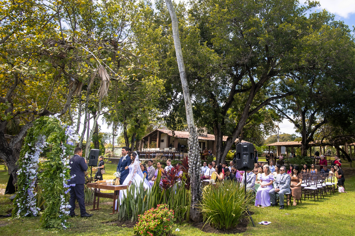 Festa casamento no lago em Fortaleza