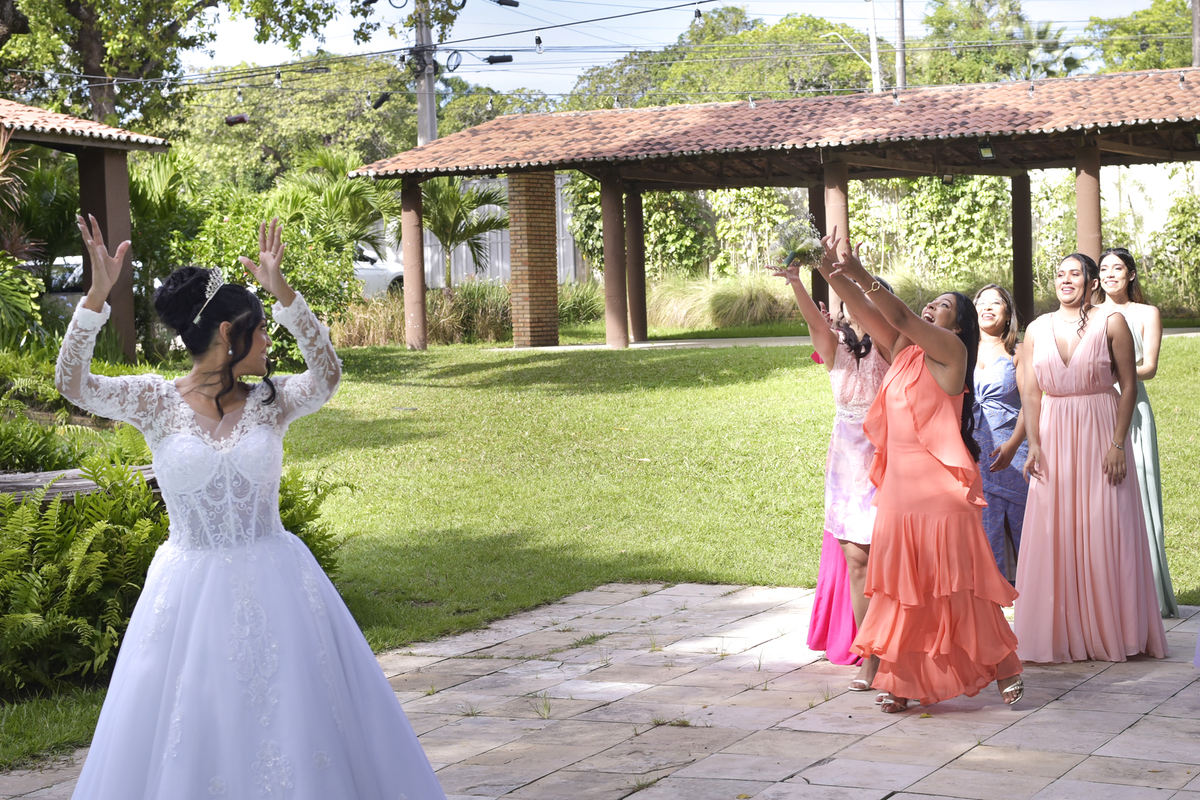 Festa casamento no lago em Fortaleza