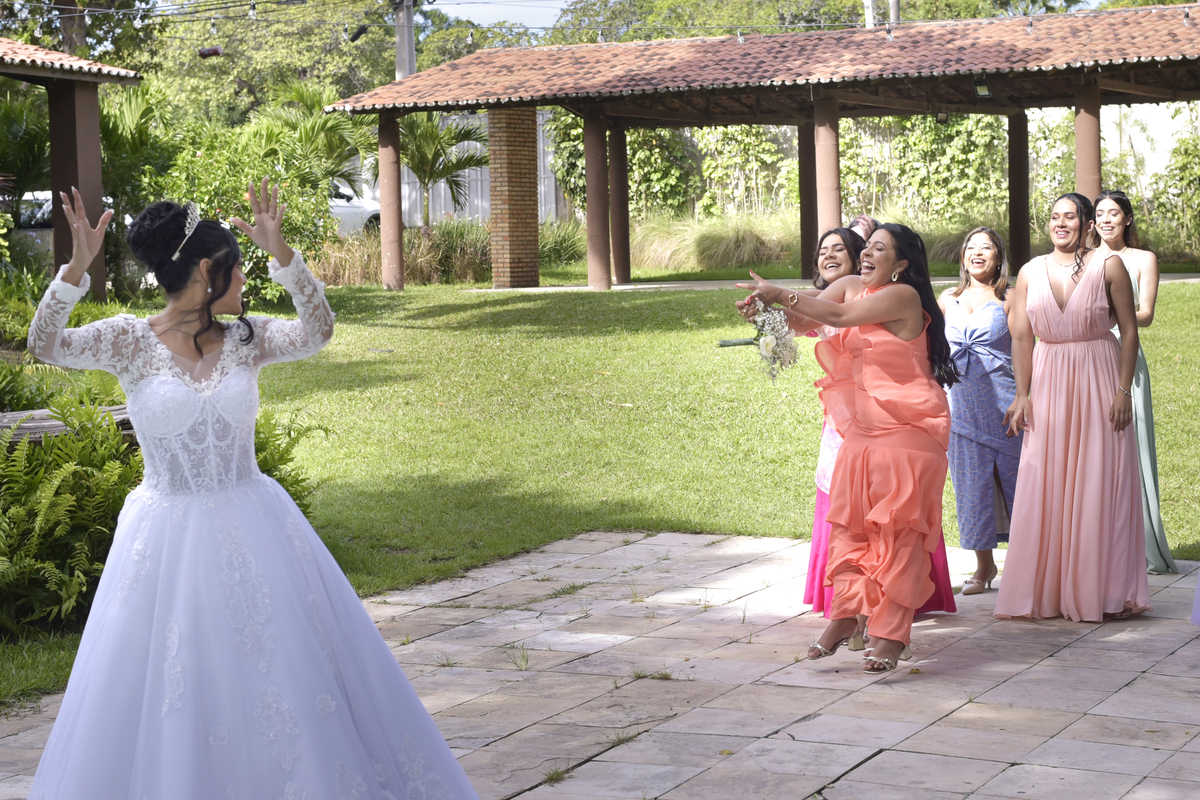 Festa casamento no lago em Fortaleza