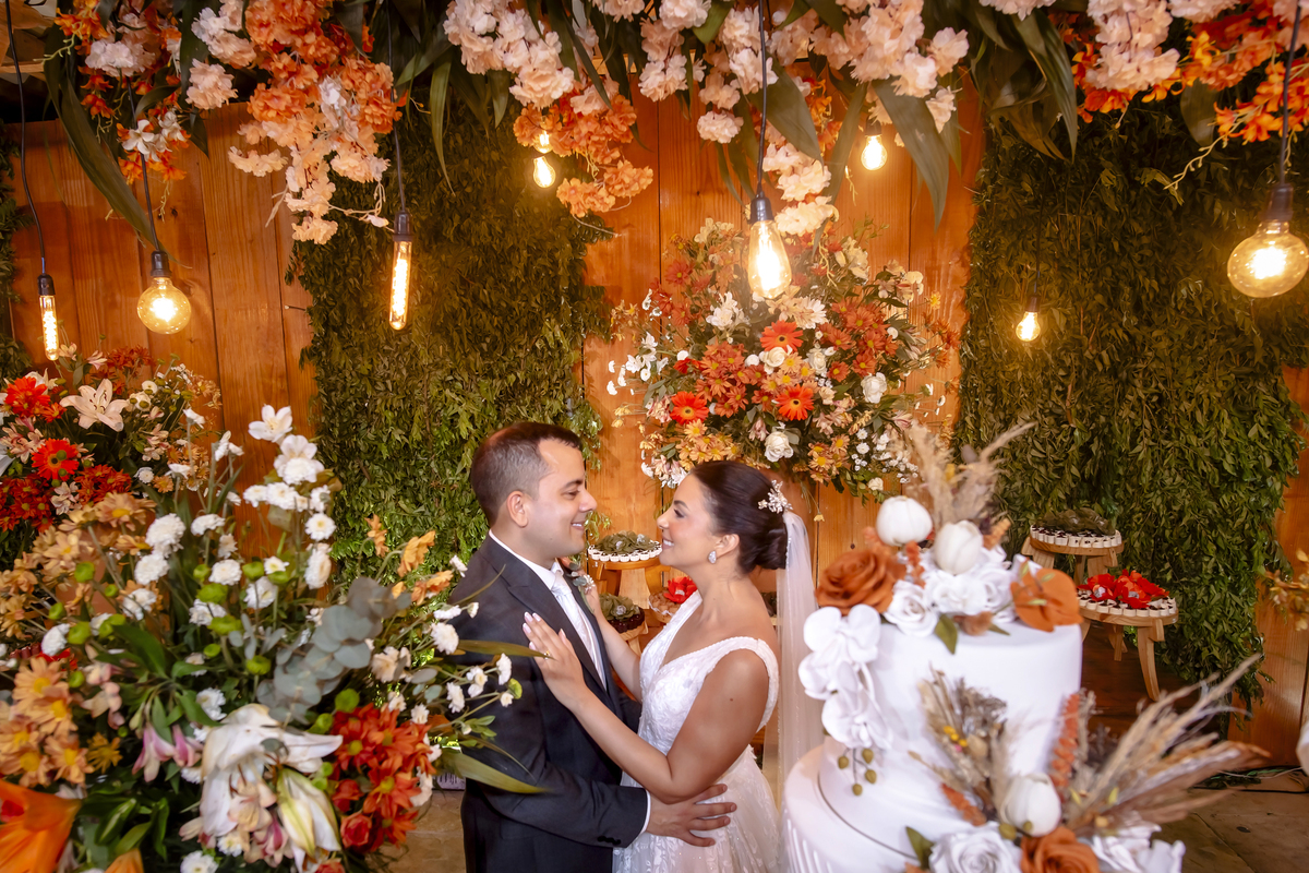 Casamento na praia, no lounge conceito buffet em Iparana