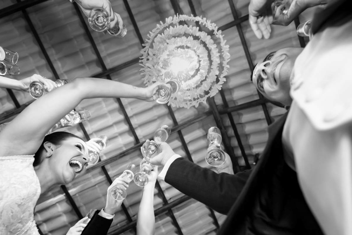 Casamento na praia, no lounge conceito buffet em Iparana