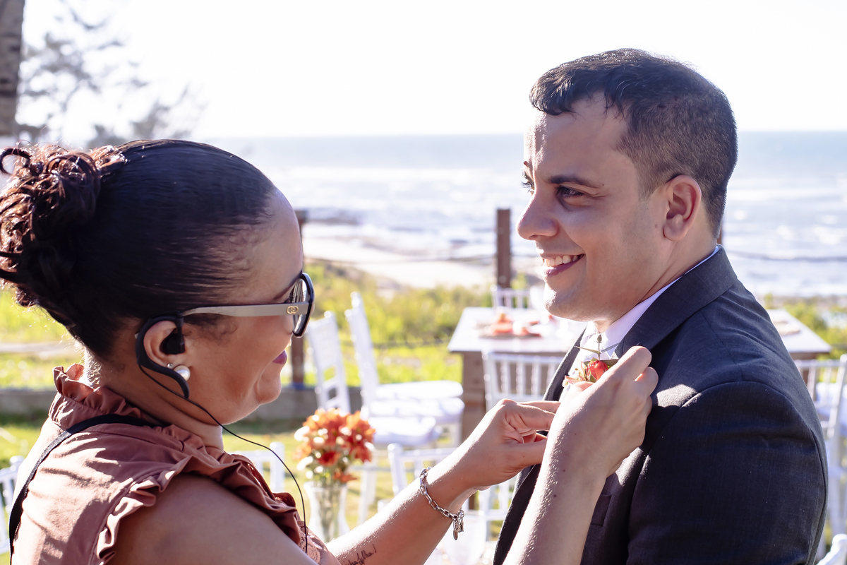 Casamento na praia, no lounge conceito buffet em Iparana