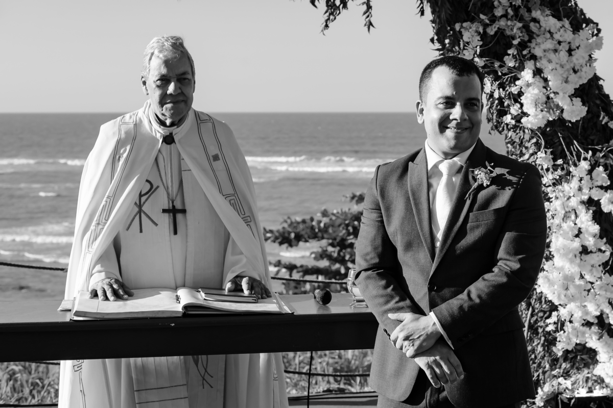 Casamento na praia, no lounge conceito buffet em Iparana