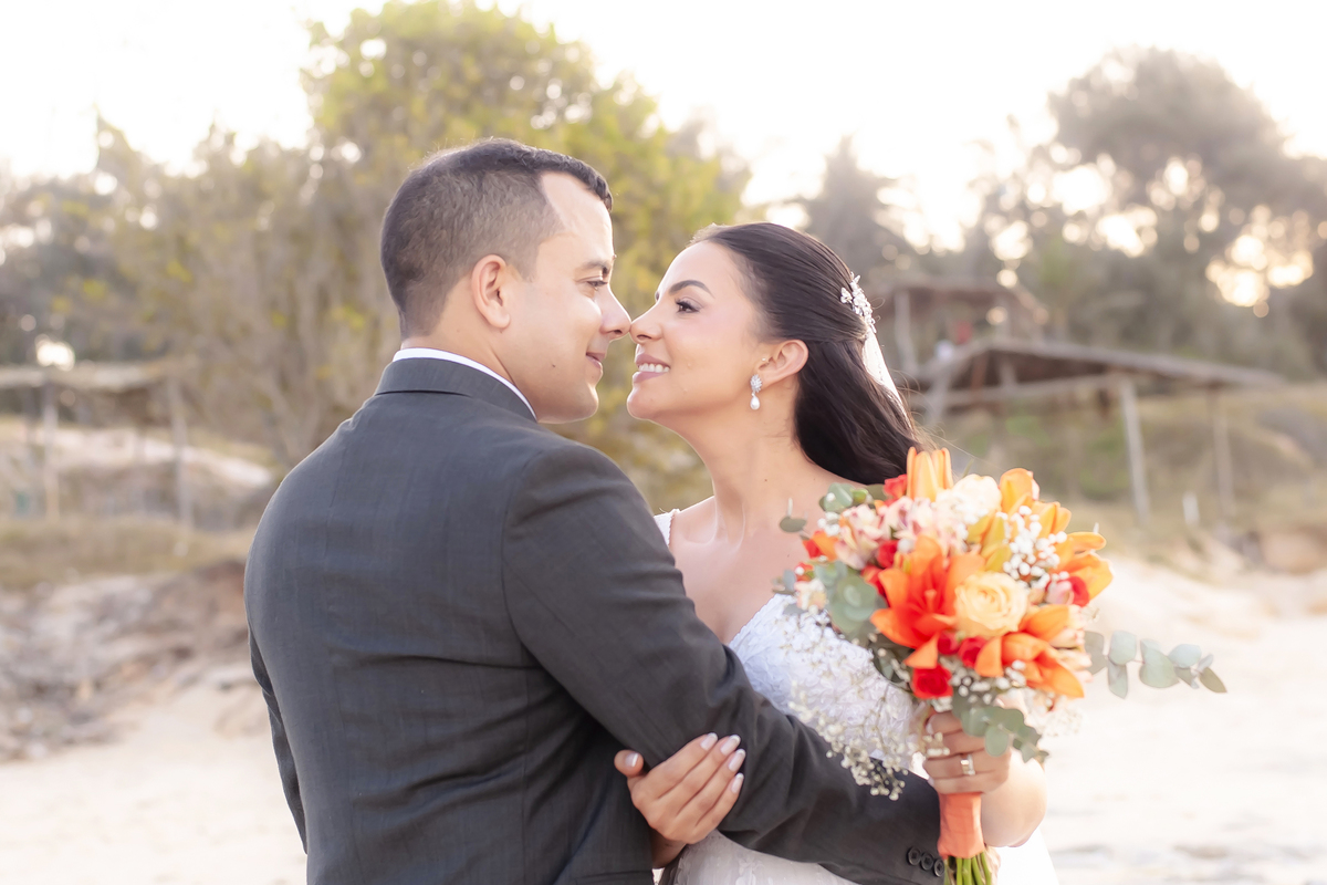 Casamento na praia, no lounge conceito buffet em Iparana