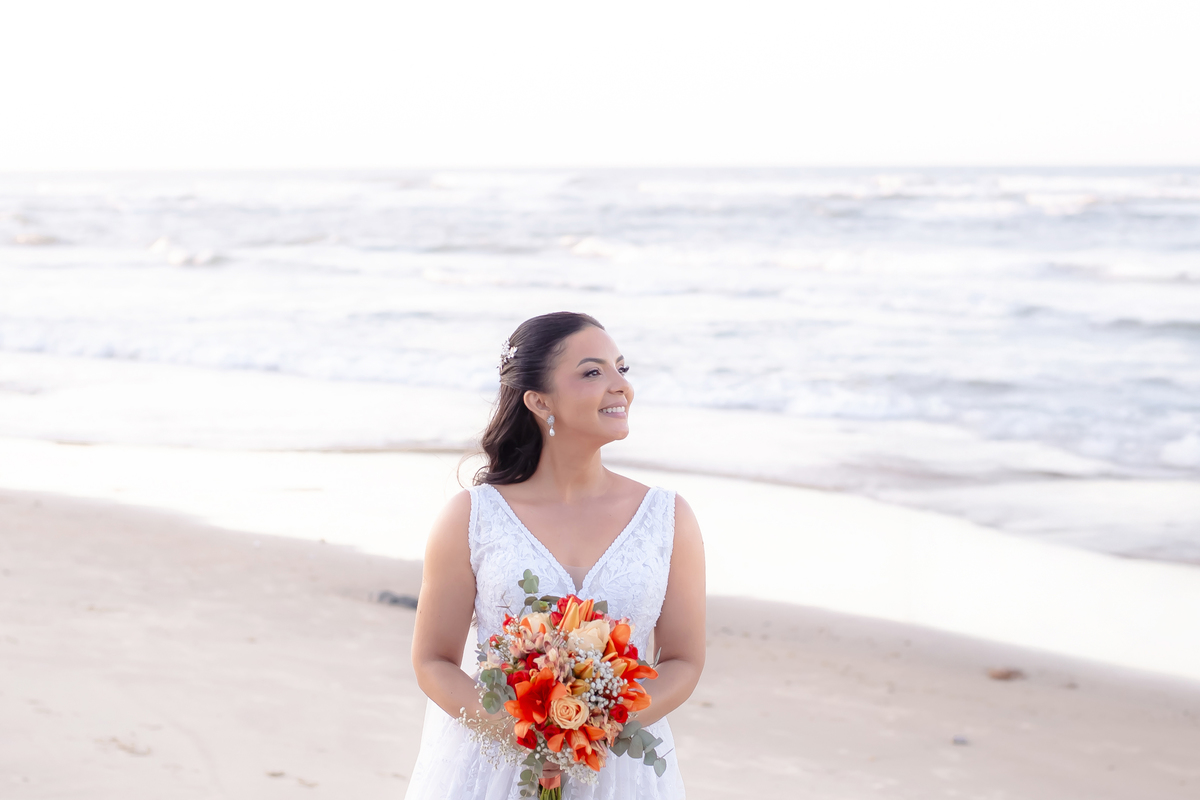 Casamento na praia, no lounge conceito buffet em Iparana